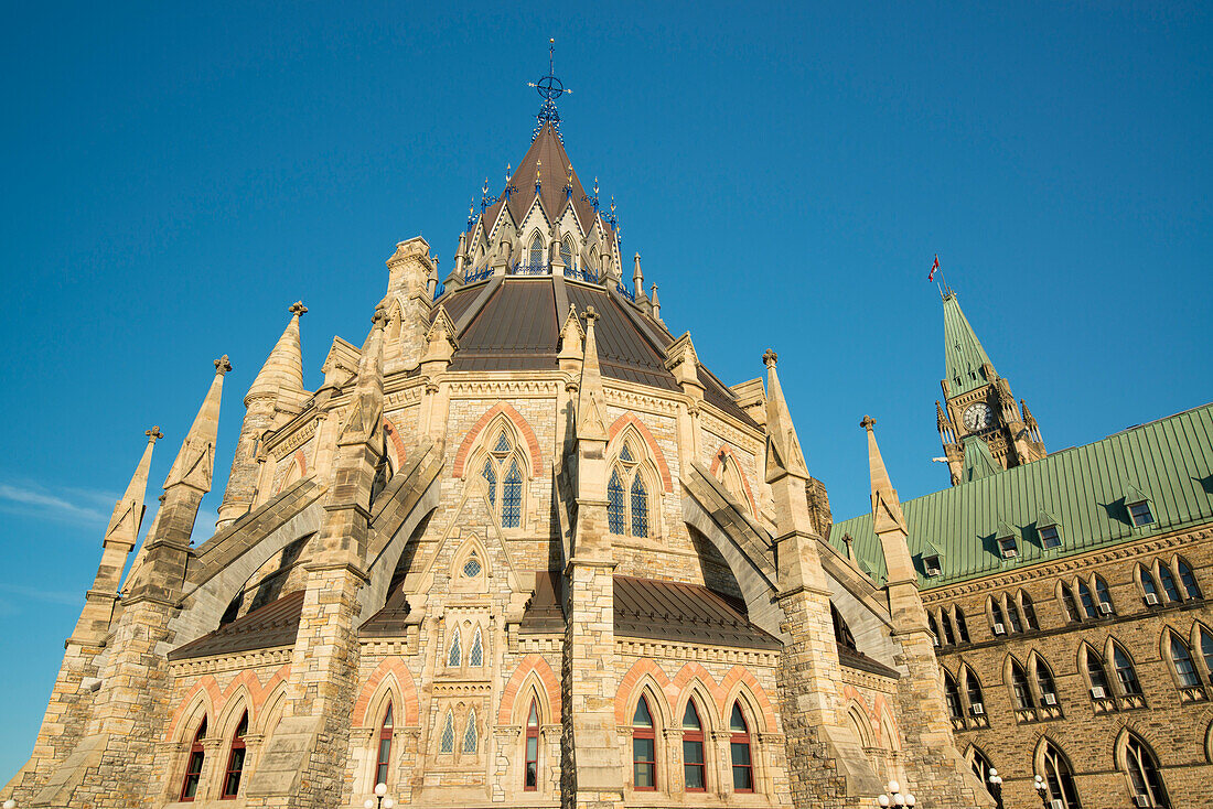 Canadian Library of Parliament on Parliament Hill,Ottawa,Ontario,Canada