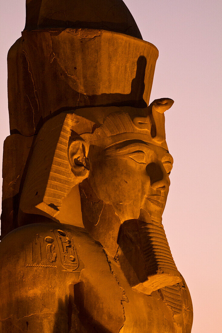 Ramses II at the Luxor Temple,Luxor,Egypt