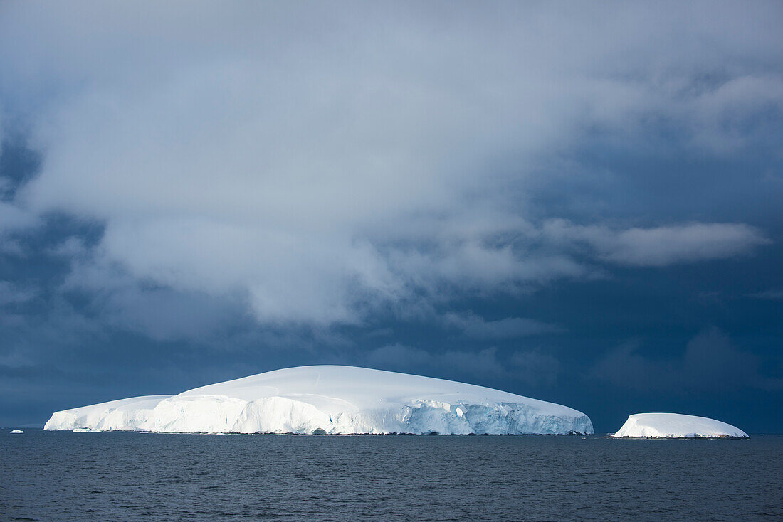 Ice covered island on the west side of the Antarctic peninsula,Antarctica