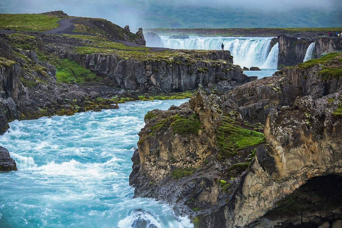 Gullfoss-Wasserfall, am Fluss Hvita, Island