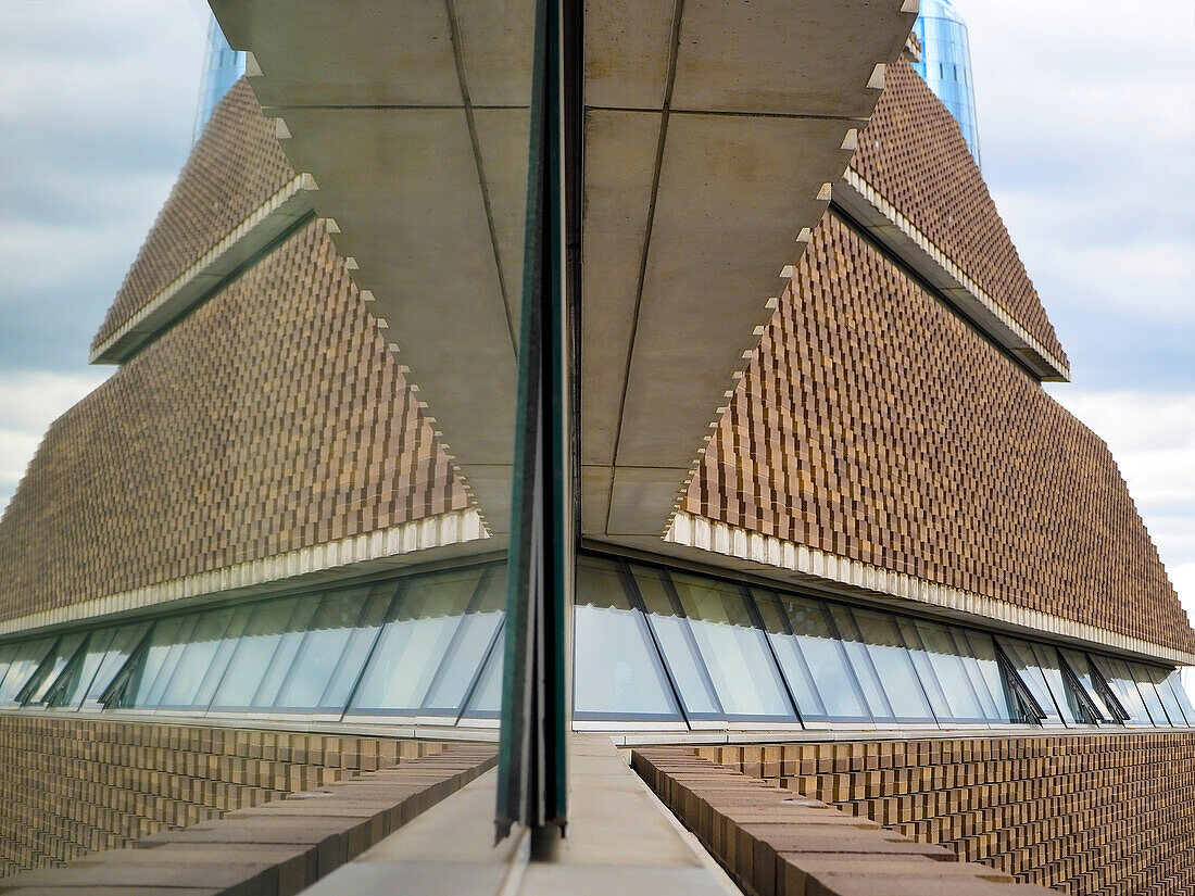 View of the Blavatnik Building extension to the Tate Modern Art Gallery and Museum in Bankside,London,London,England,United Kingdom