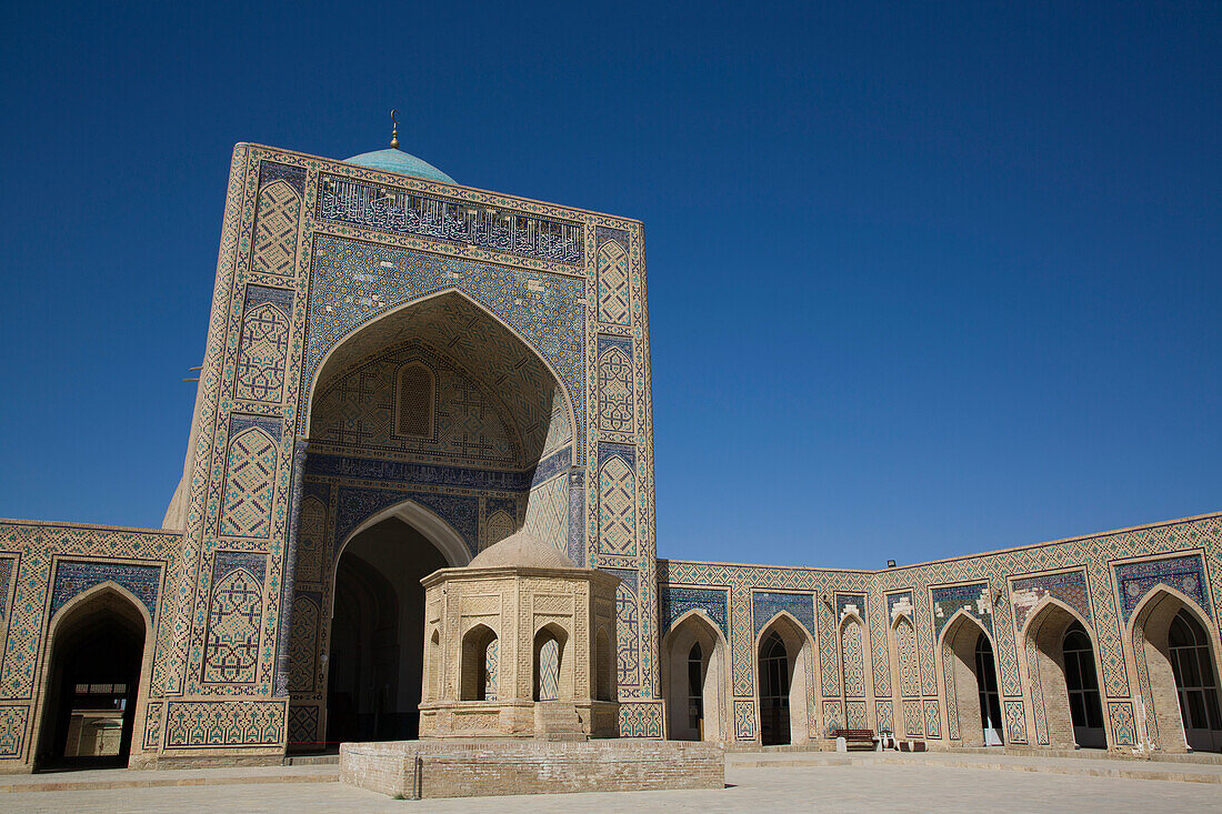 Kalyan-Moschee (1514) im religiösen Komplex von Poi Kalan, Buchara, Usbekistan