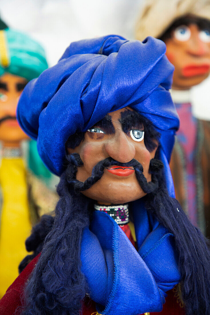 Handmade puppets at the Bukhara Puppet Theatre,Bukhara,Uzbekistan