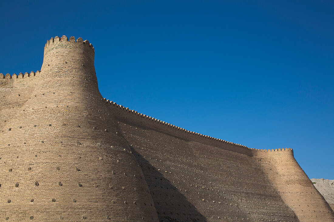 Festungsmauer der Arche von Buchara in Usbekistan,Buchara,Usbekistan