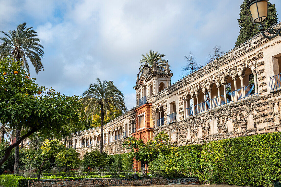 Gärten des Alcazar-Palastes, Drehort von Game of Thrones, Sevilla, Spanien