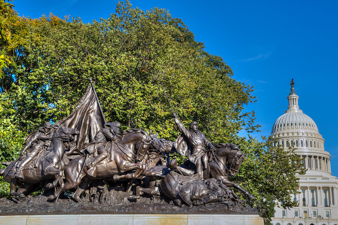 Cavalry Charge sculpture,Ulysses S. Grant Memorial,Washington DC,United States of America