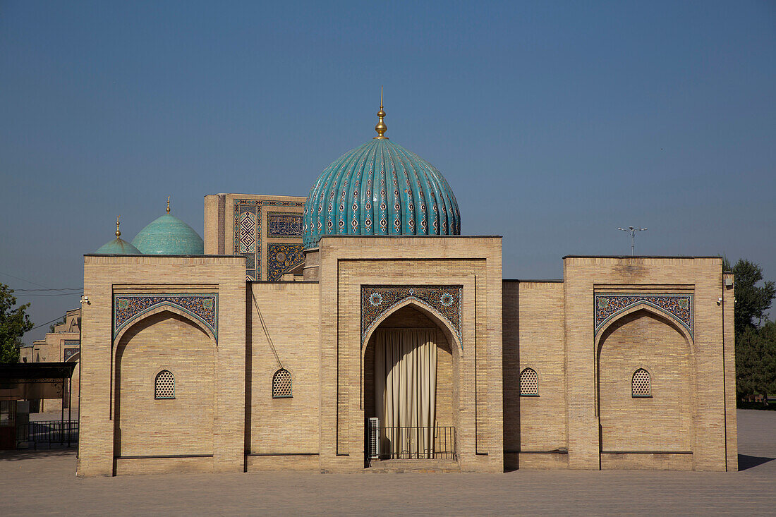 Muyi Muborak Madrasa (Bibliotheksmuseum) im Hazrati Imam Komplex, Taschkent, Usbekistan