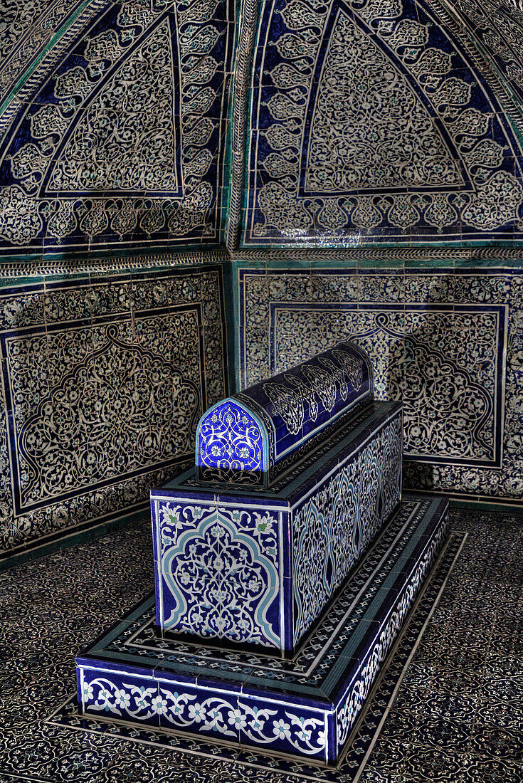 Tomb of Abulgazi Muhammad Rahimkhan I (1775-1825),Interior,Pakhlavon Mahmud Mausoleum,Itchan Kala,Khiva,Uzbekistan