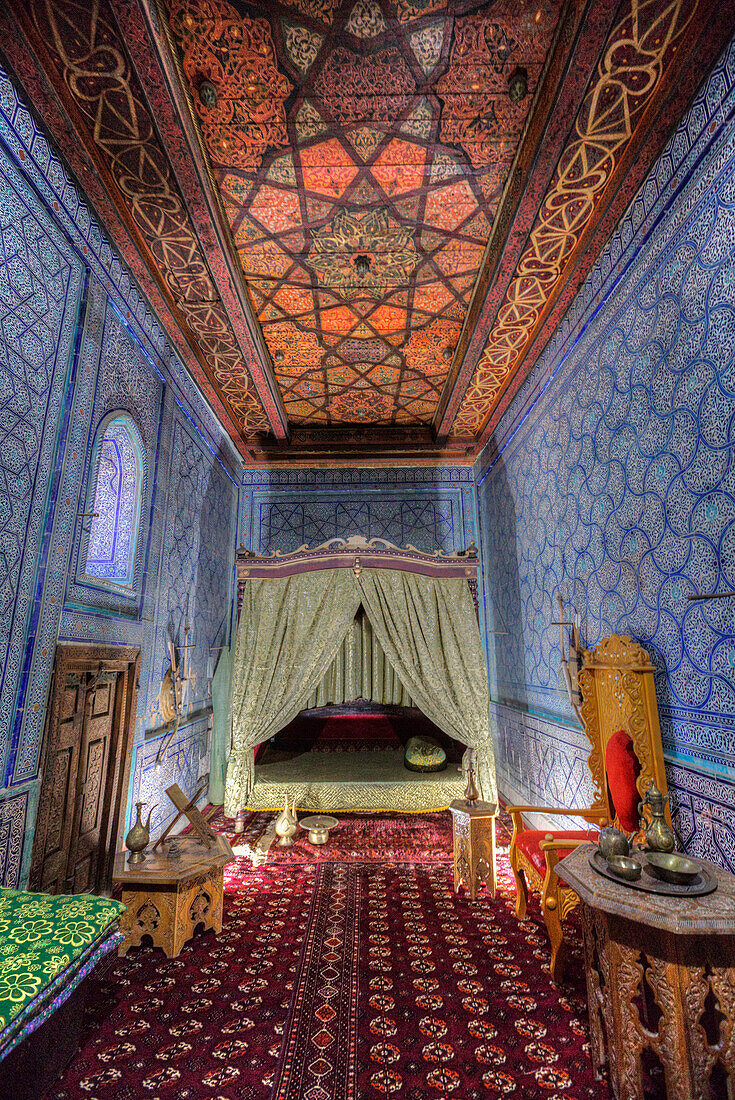 Emir's Bed Chamber,Tash Khauli Palace,1830,Itchan Kala,Khiva,Uzbekistan