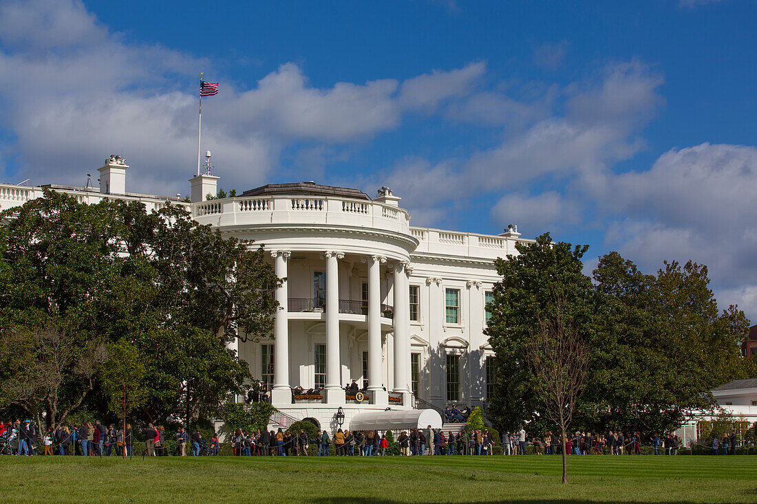 South Portico,White House,Washington D.C.,United States of America