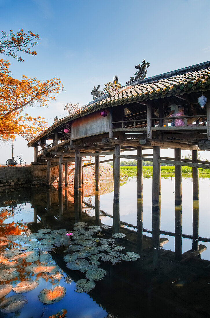 Holzbrücke, Hue, Thua Thien-Hue, Vietnam