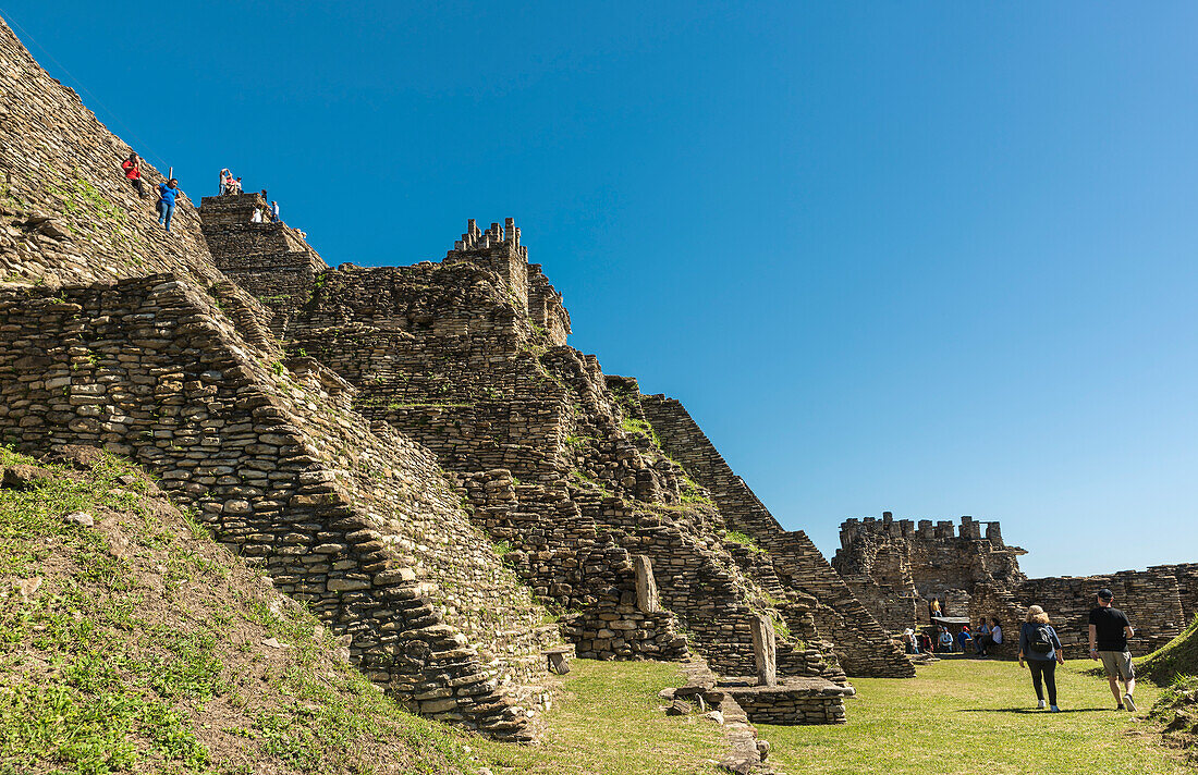 Tonina, die präkolumbianische Ausgrabungsstätte und Ruinenstadt der Maya-Zivilisation, Chiapas, Mexiko