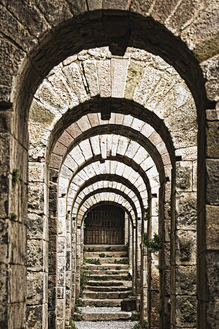 Archways at the Temple of Trajan,Pergamum,Turkey