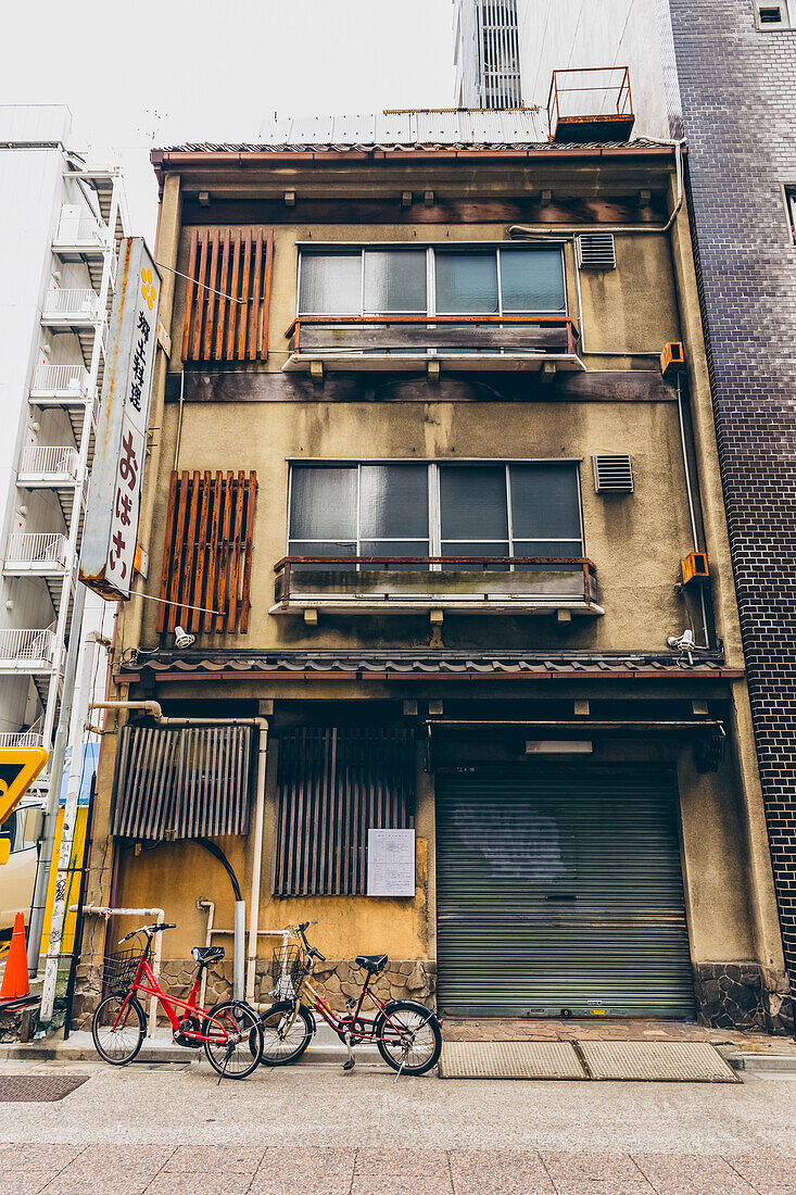 Old traditional building in the centre of Tokyo,Tokyo,Kanto,Japan