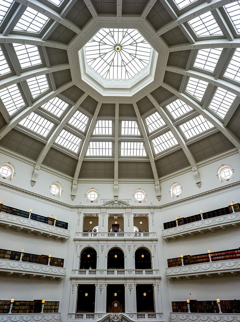 La Trobe Lesesaal, Staatsbibliothek von Victoria, Melbourne, Victoria, Australien