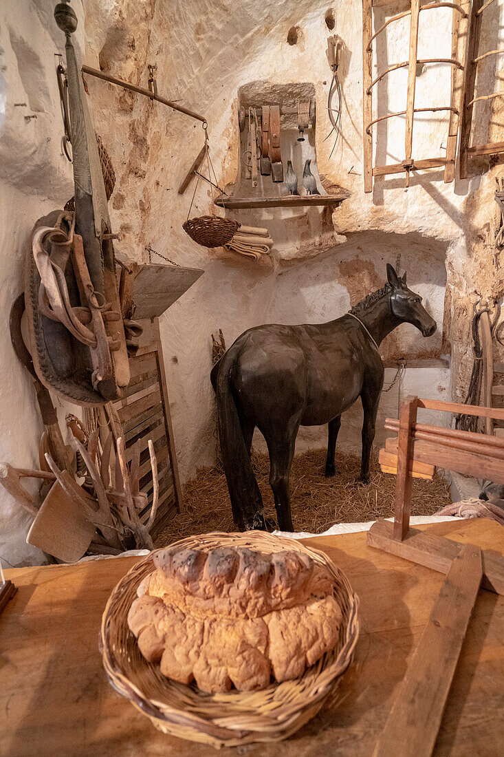 Museum über das traditionelle Leben in den Sassi von Matera,Italien,Matera,Basilikata,Italien