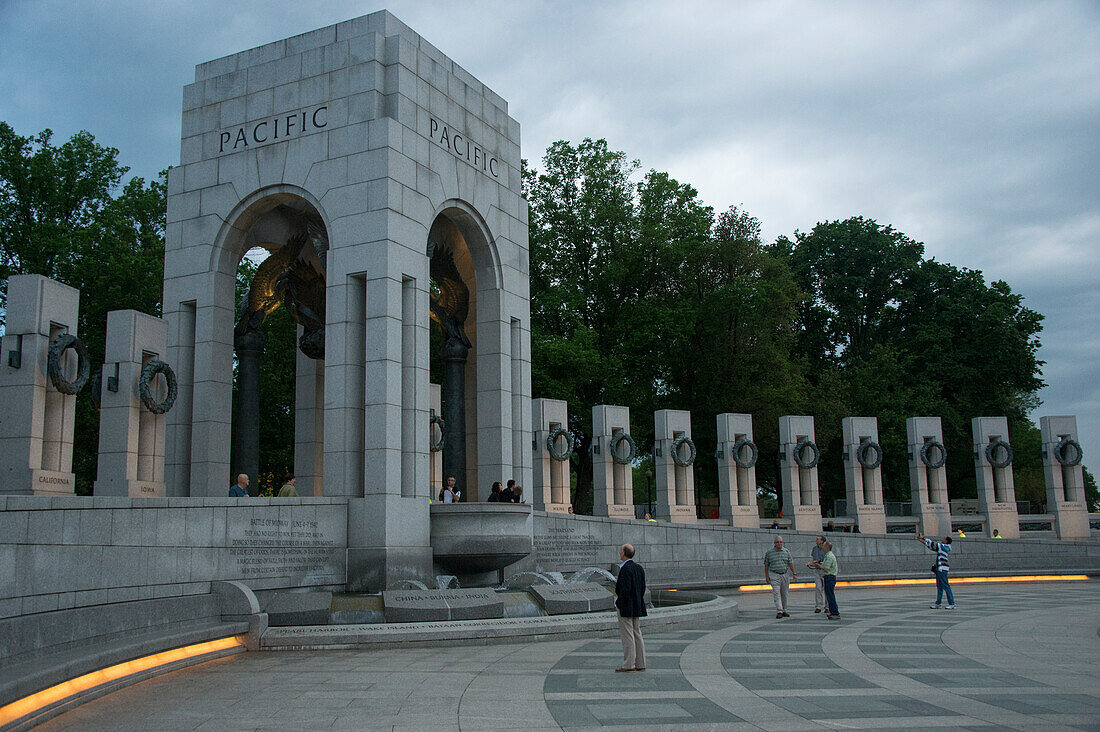 World War II Memorial in Washington,DC,USA,Washington,District of Columbia,United States of America