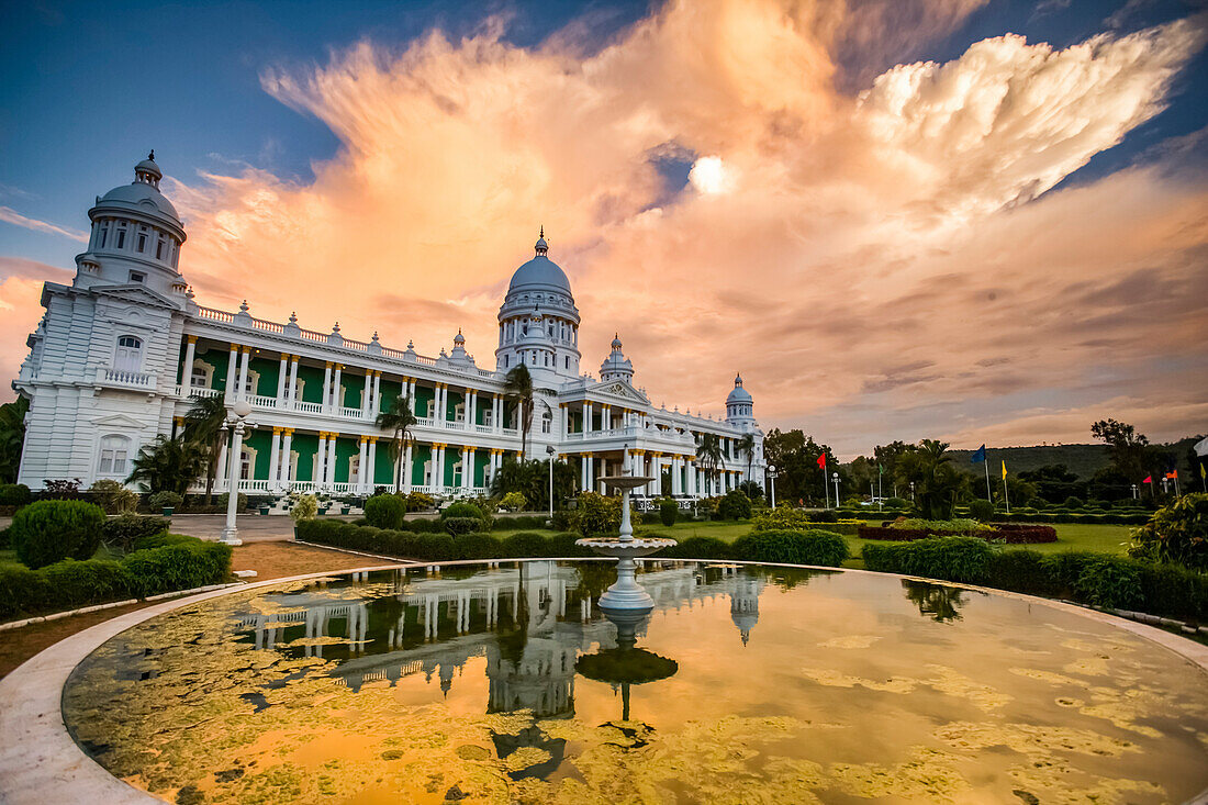 Onetime Palace of the Maharajah of Mysore,India,now a hotel,Mysore,Rajasthan,India