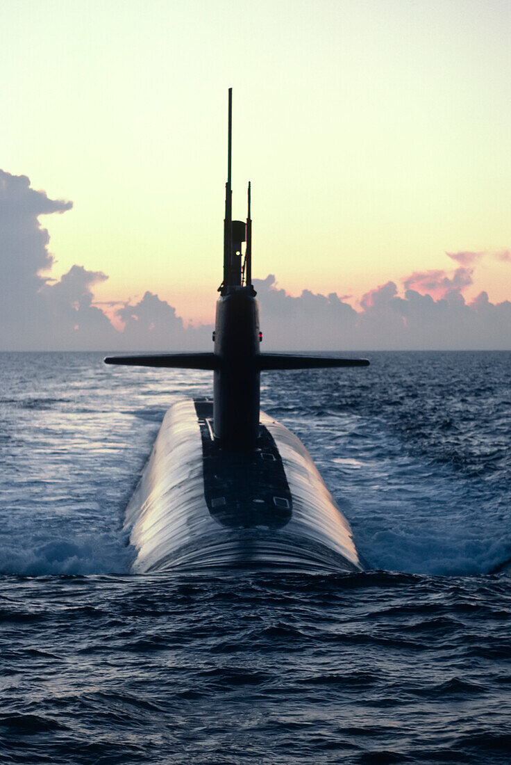 Das Trident-Atom-U-Boot, USS Ohio, vor der Küste von Florida, USA, Florida, Vereinigte Staaten von Amerika