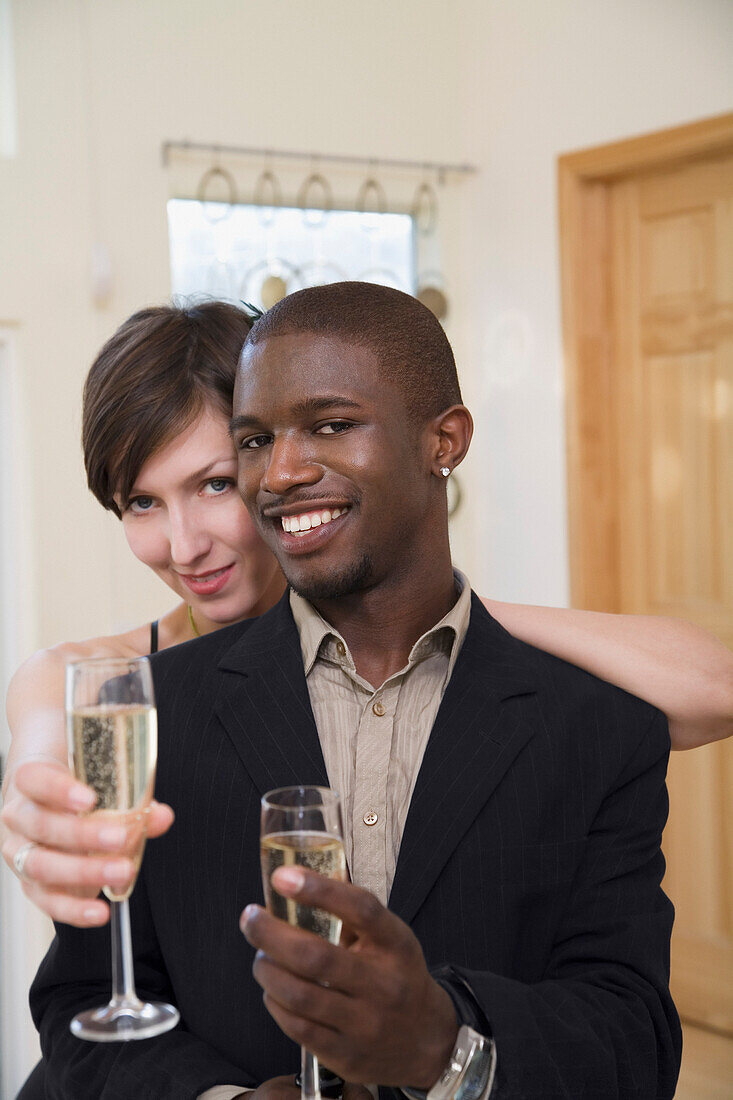 Couple Drinking Champagne