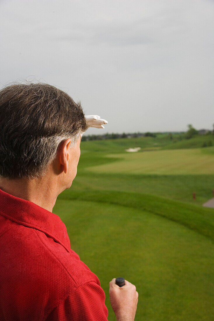 Man Golfing