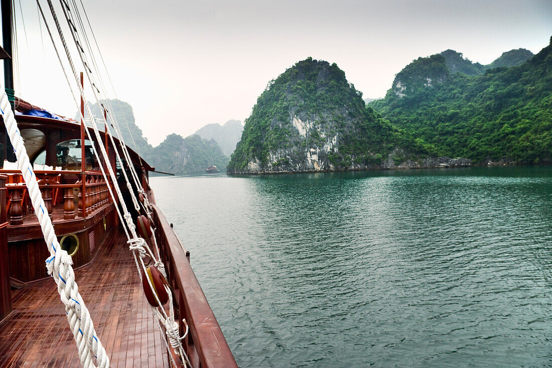 Boot,Golf von Tonkin,Halong Bucht,Quang Ninh Provinz,Vietnam