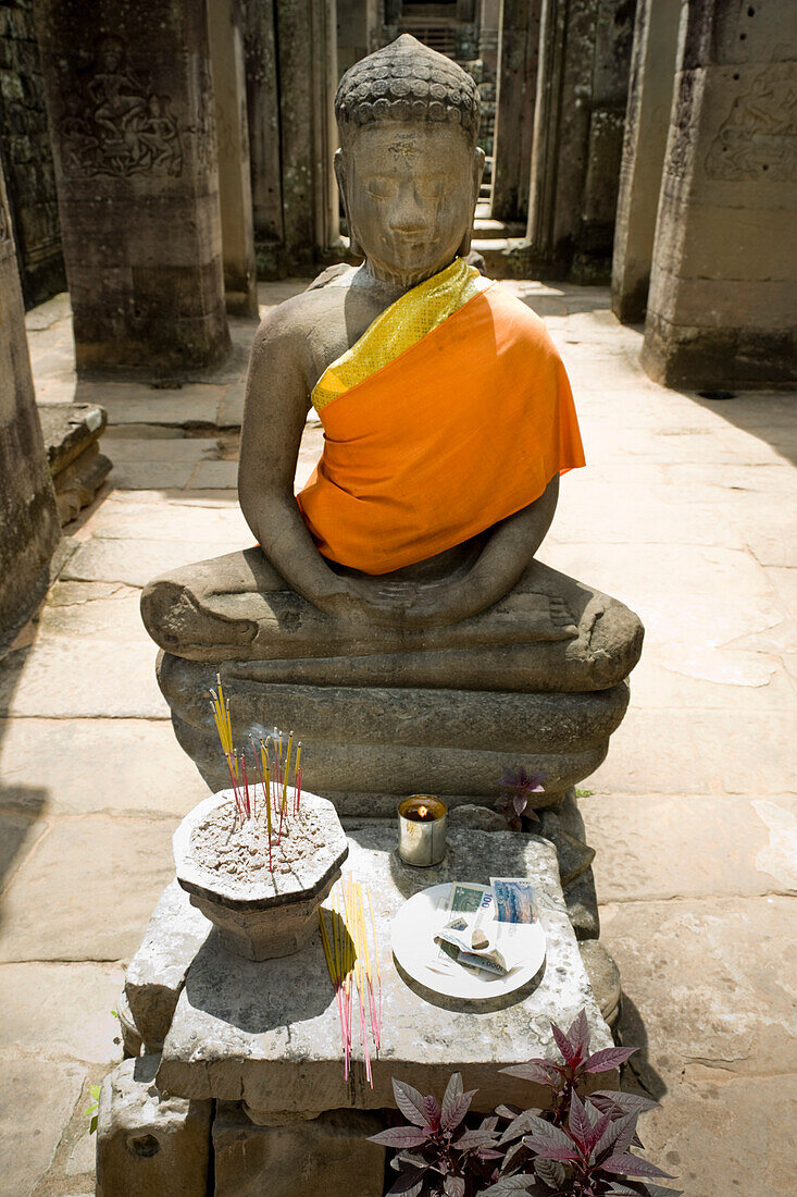 Buddha Statue at Bayon Temple,Angkor Thom,Angkor,Cambodia