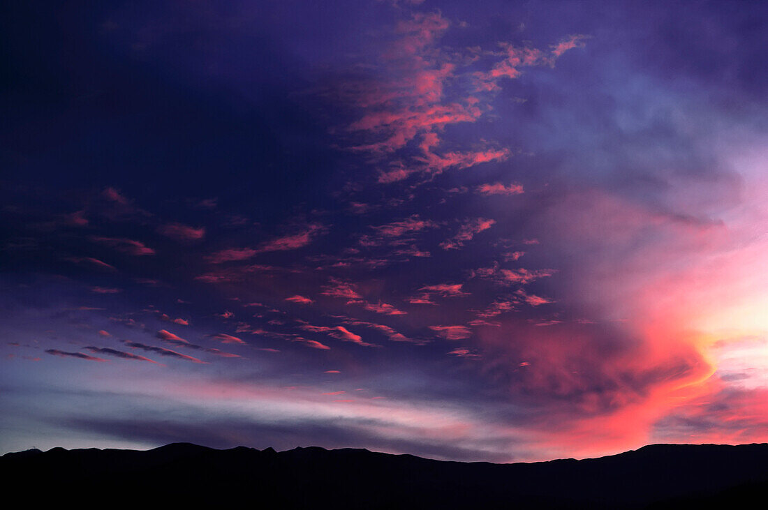 Sunset Over Death Valley California,USA