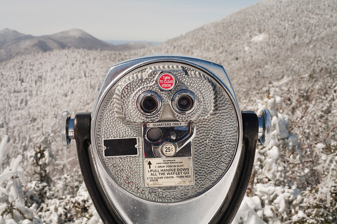 Aussichtssucher in Lake Placid,New York,USA