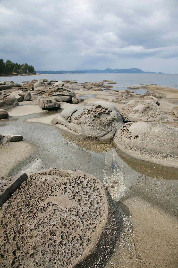 Felsiger Strand, Vancouver, BC, Kanada