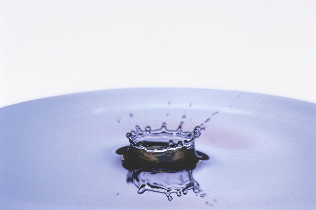 Wassertropfen spritzen