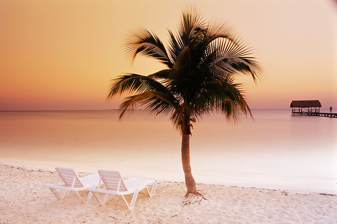 Beach at Sunrise Cayo Guillermo,Cuba