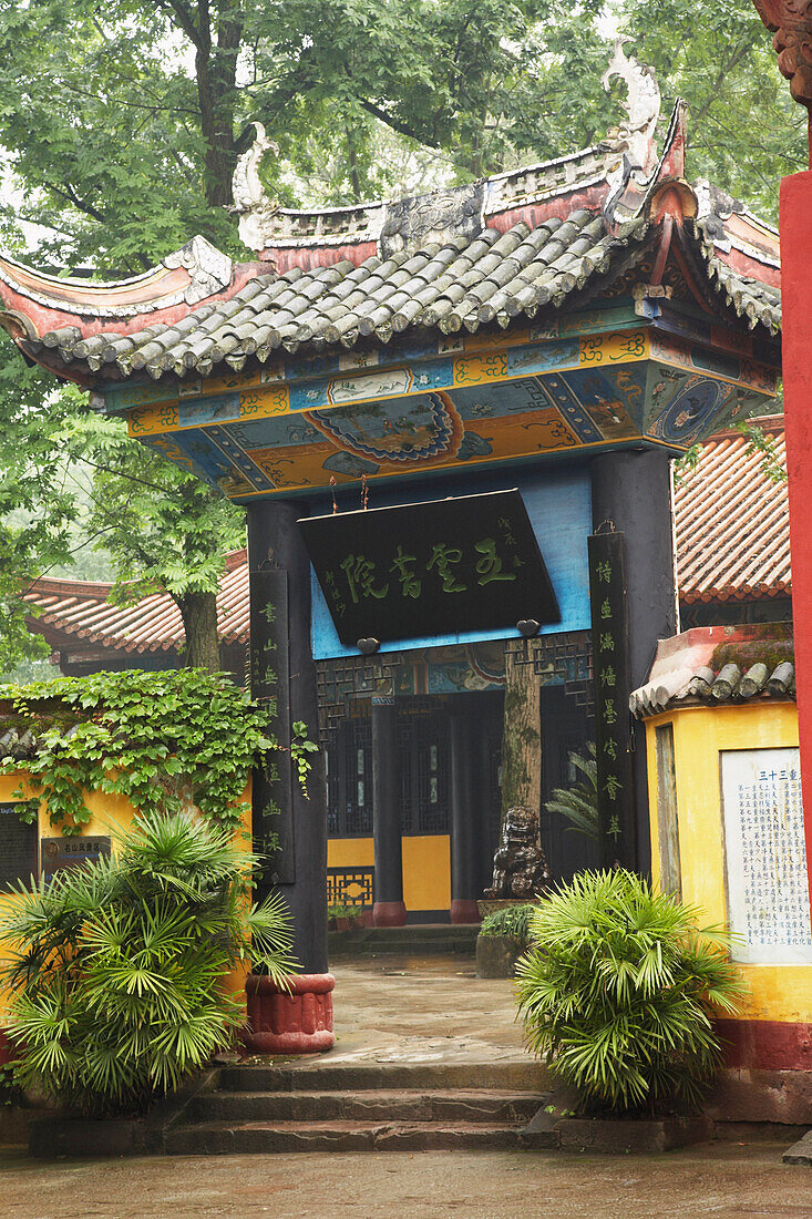 Temple in Fengdu,Chongqing,China