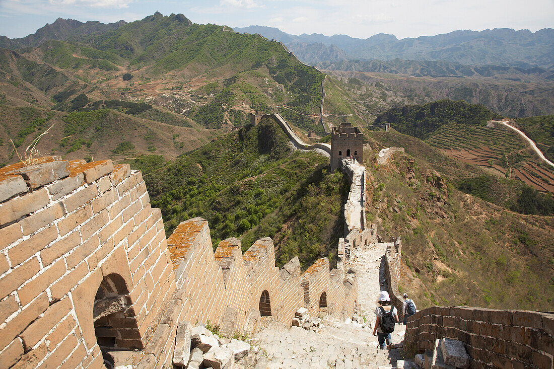 Die Große Mauer von Jinshanling nach Simatai, China