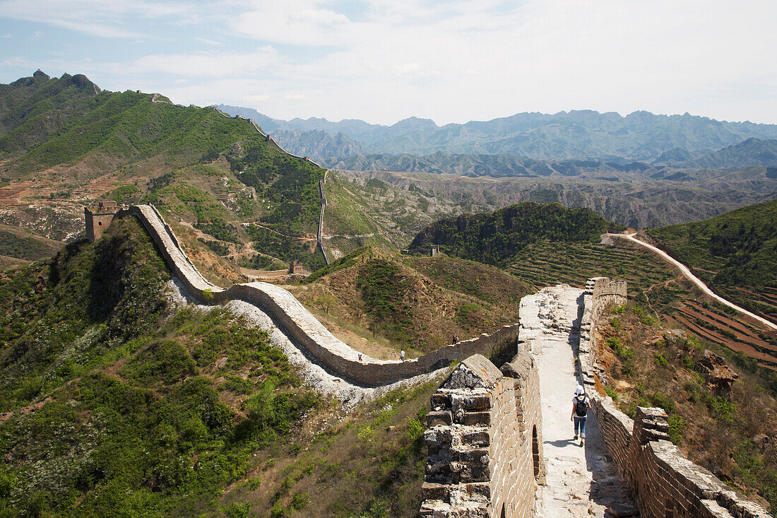 Die Große Mauer von Jinshanling nach Simatai, China