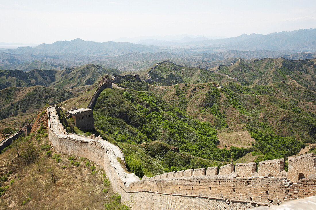 Die Große Mauer von Jinshanling nach Simatai,China