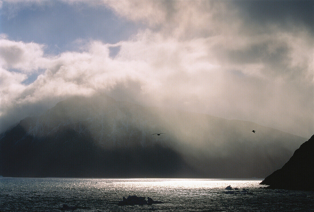 Clouds Over Grise Fiord Ellesmere Island,Nunavut Canada