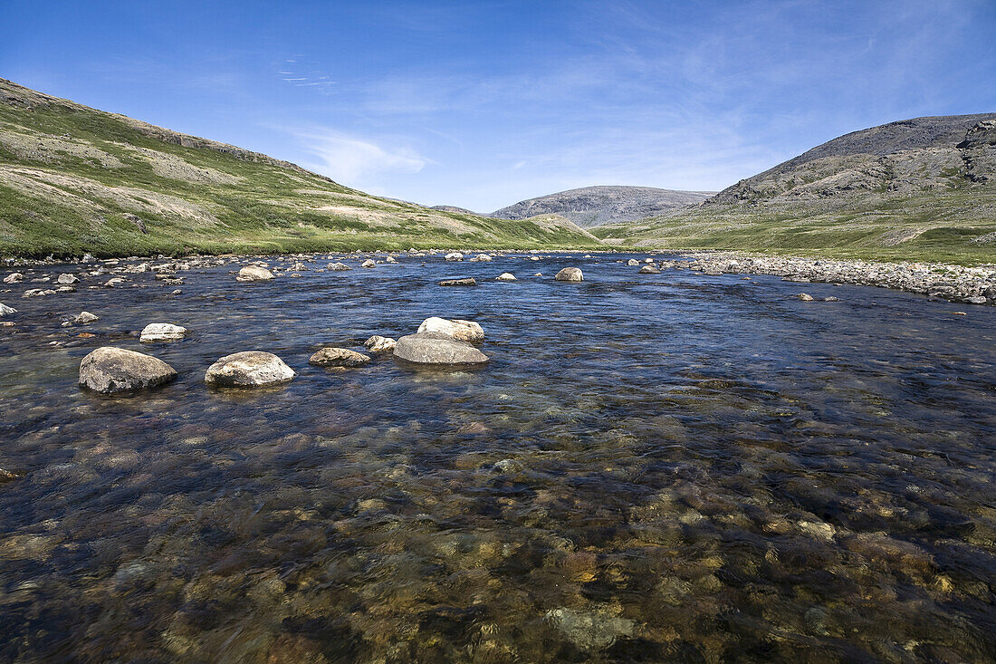 Soper River,Katannilik Territorial Park Reserve,Baffin Island,Nunavut,Canada