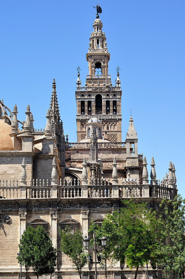 La Giralda, Sevilla Kathedrale, Sevilla, Andalusien, Spanien