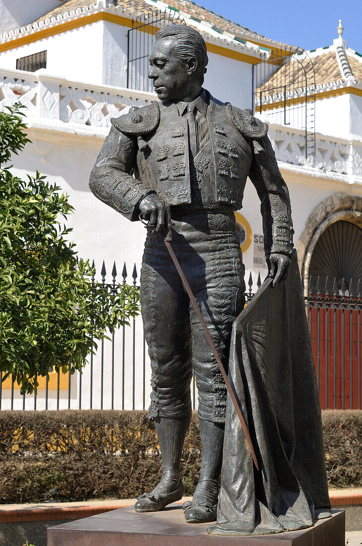 Statue eines Matadors, Sevilla, Spanien