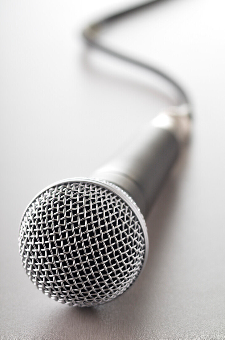 Close-up of Microphone