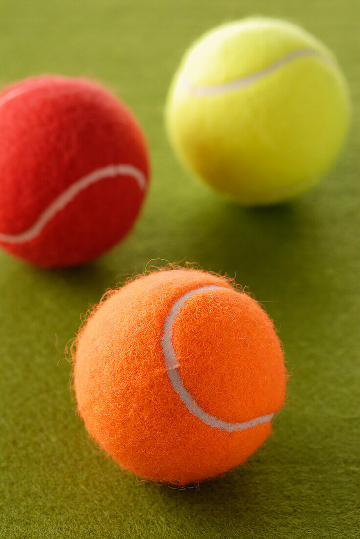 Three Tennis Balls