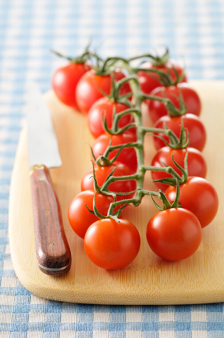 Tomatoes on Cutting Board