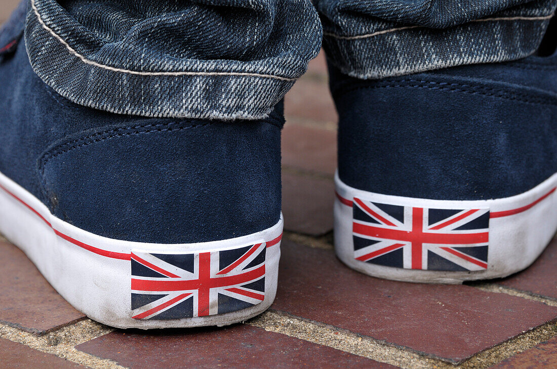 Running Shoes with British Flag