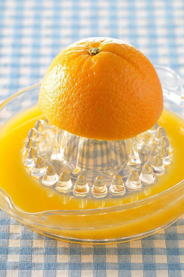 Herstellung von Orangensaft