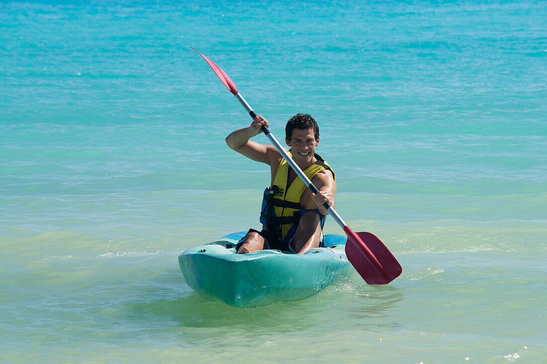 Kayaking,Reef Playacar Resort and Spa Hotel,Playa del Carmen,Quintana Roo,Yucatan Peninsula,Mexico