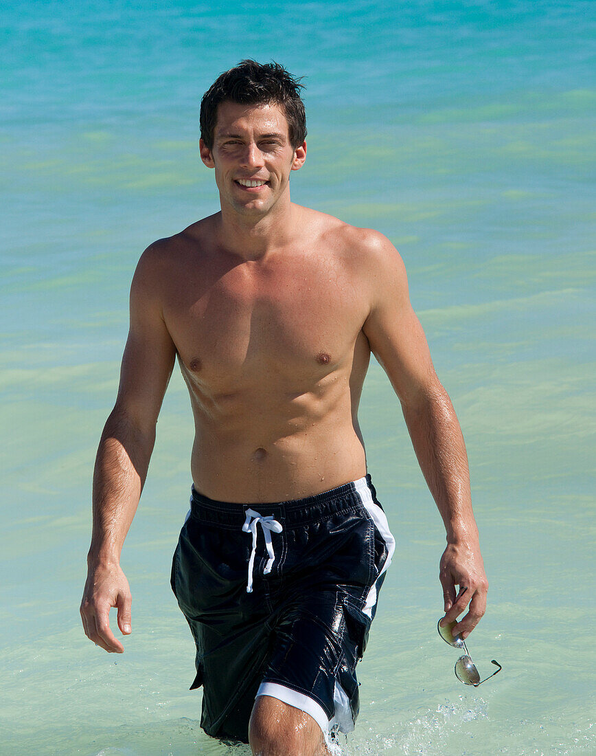 Portrait of Man,Reef Playacar Resort and Spa Hotel,Playa del Carmen,Quintana Roo,Yucatan Peninsula,Mexico