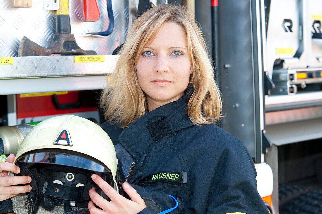 Frau Feuerwehrmann