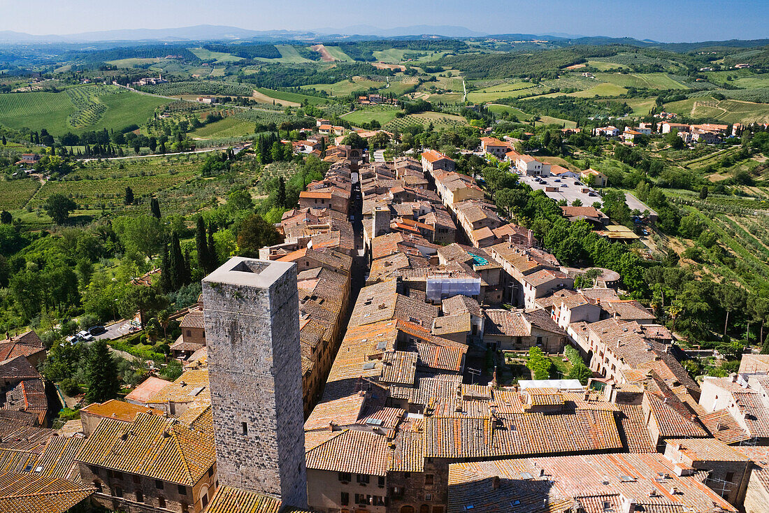 San Gimignano,Toskana,Italien