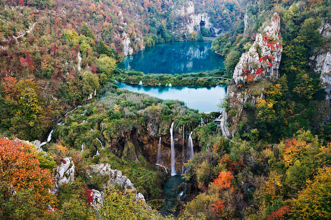 Lower Falls,Plitvice Lakes National Park,Croatia